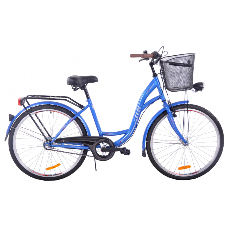 Mestský bicykel 26" Fuzlu Alaska modrá labuť 3s 17"